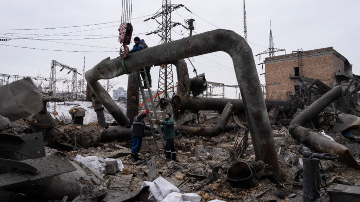 Súlyos csapás érte Ukrajna villamosenergia-hálózatának gerincét