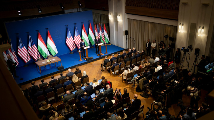 Orbán Viktor és Marco Rubio is a magyar–amerikai kapcsolatok aranykoráról beszélt a közös sajtótájékoztatón