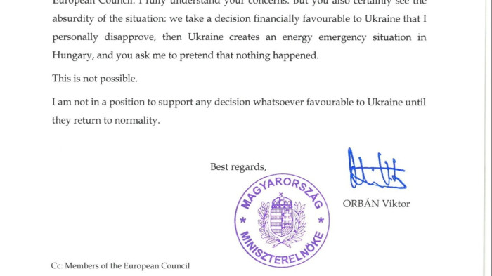 Ezt a levelet küldte Orbán Viktor António Costának, az Európai Tanács elnökének