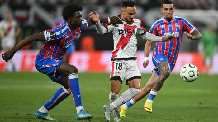 Élőben a Konferencia-liga döntője: Crystal Palace–Rayo Vallecano