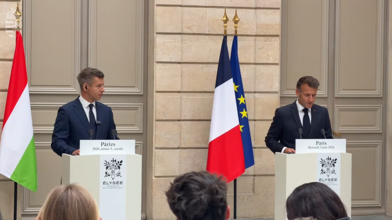 Magyar Péter Párizsban: meghívom Emmanuel Macront október 23-ra, a forradalom 70. évfordulójának megünneplésére