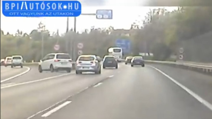 Last minute Balaton - hajmeresztő manőver az autópályán