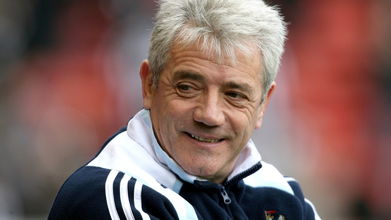 Newcastle United manager Kevin Keegan prior to kick off  (Photo by Barrington Coombs - PA Images via Getty Images)