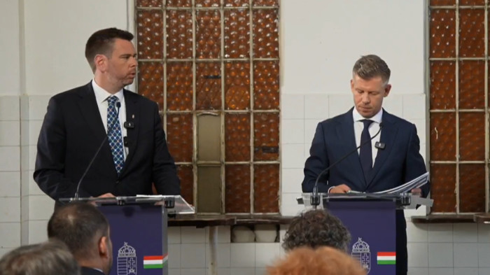 Magyar Péter és Vitézy Dávid a Baross Gábor tervről: 15 év alatt 3550 milliárd forintból újul meg a magyar vasút