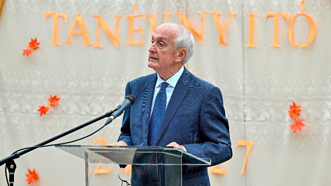 Baka András, az új államfő is megszólalt a tanévnyitón