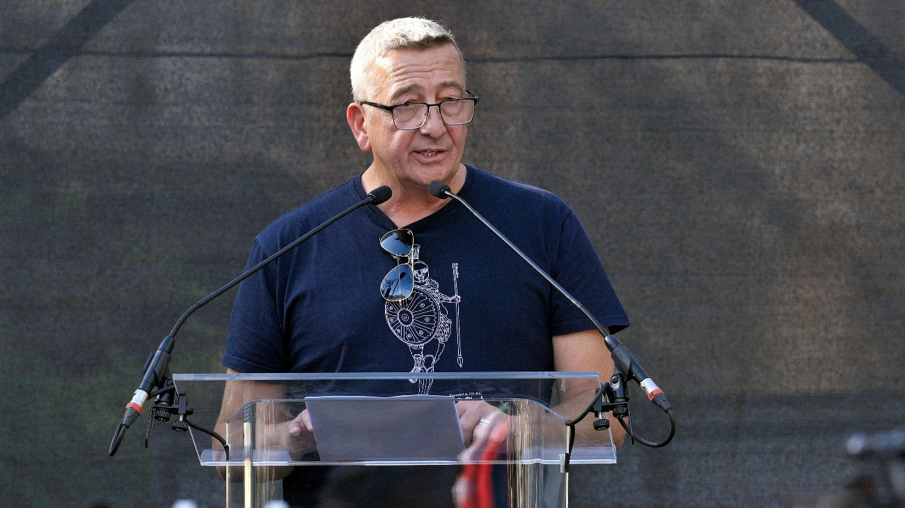 Terror Háza-tüntetés: Schmidt Máriánál csak Bayer Zsolt fogalmazott keményebben