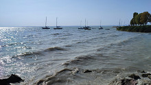 Valóságos özönvíz zúdult a Balatonra