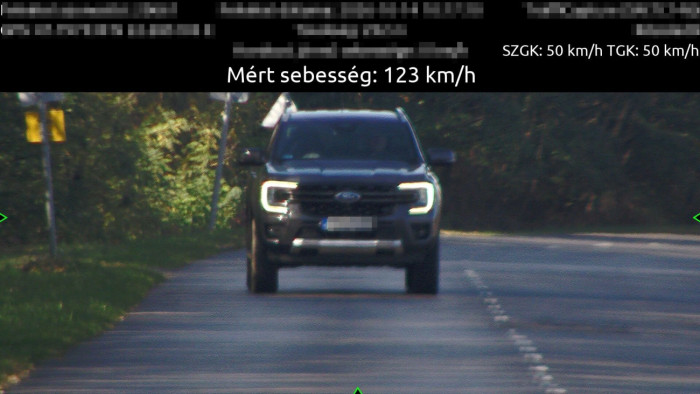 Durva gyorshajtás Teremen, nyomban ott termettek a rendőrök