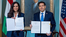 Orbán Anita részletesen beszámolt Marco Rubióval való találkozójáról – videó